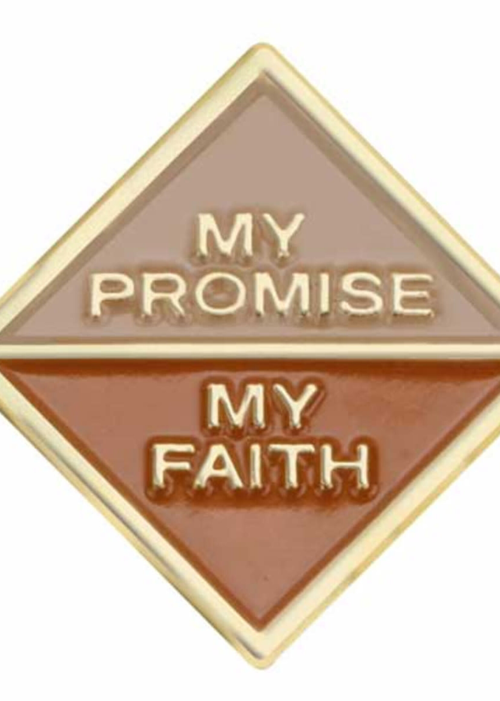 Brownie My Faith My Promise Year 1 Pin
