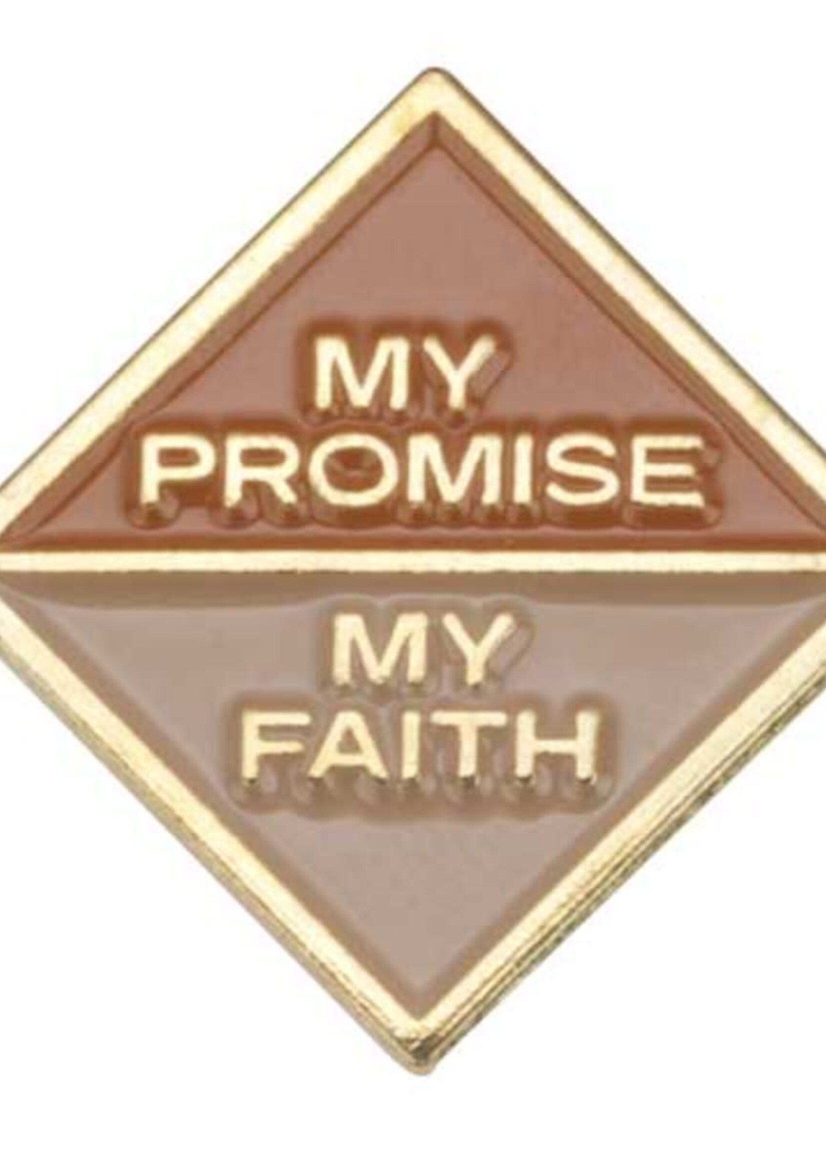 Brownie My Faith My Promise Year 2 Pin