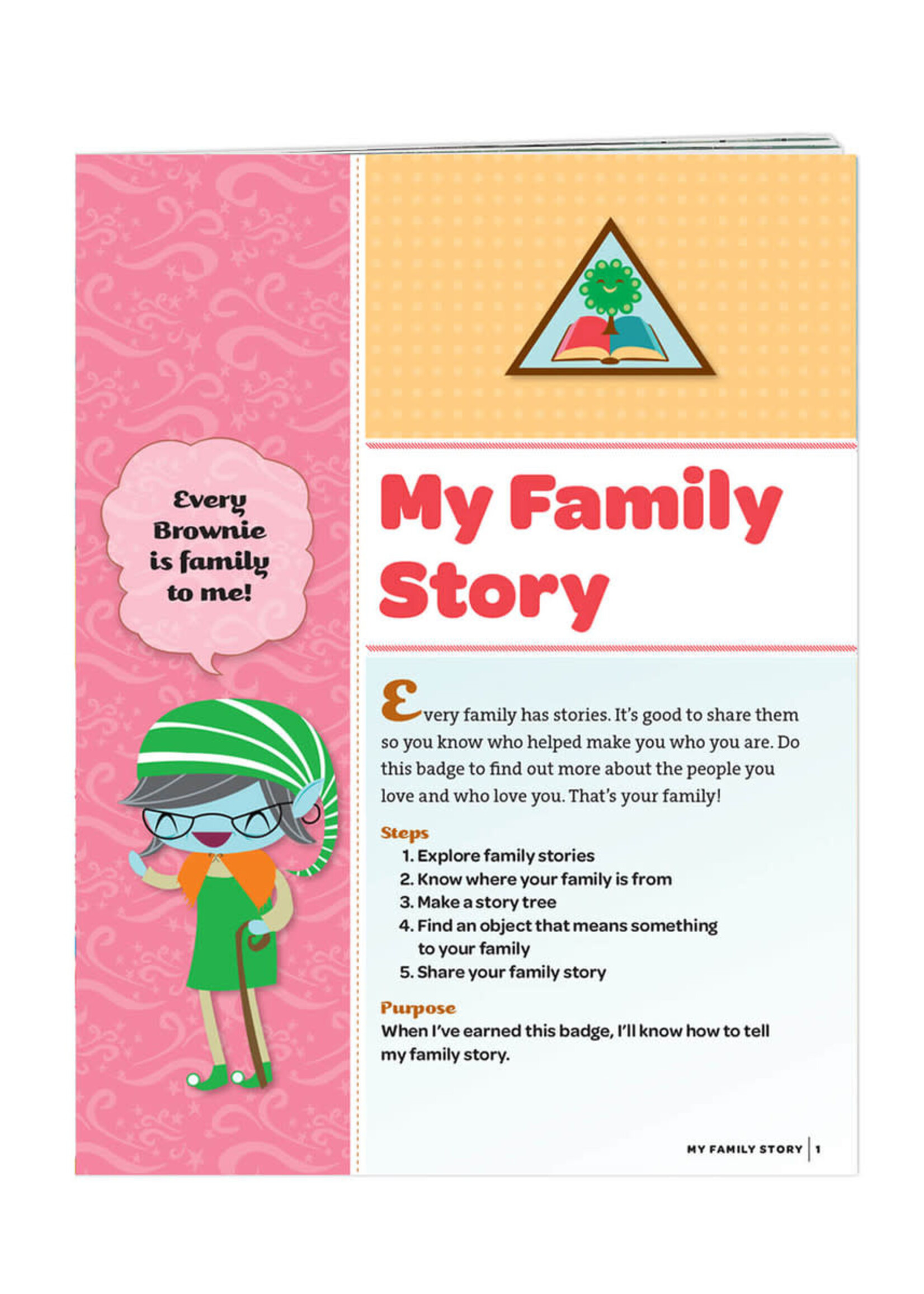 Brownie My Family Story Badge Requirements