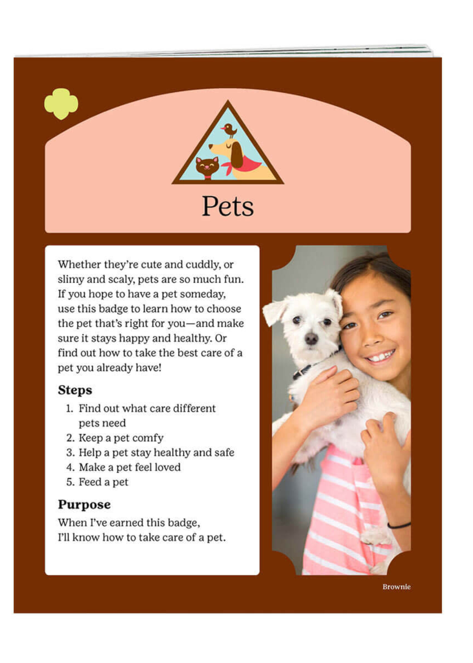 Brownie Pets Badge Requirements