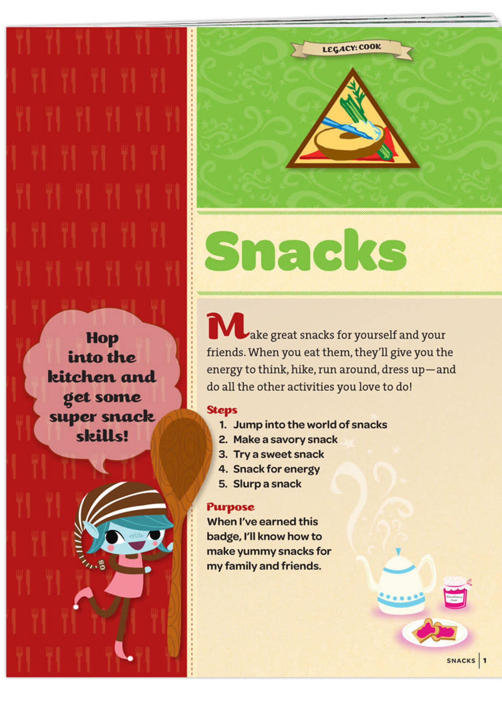 Brownie Snacks Badge Requirements
