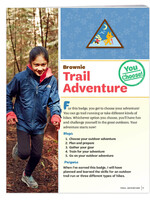 Brownie Trail Adventure Badge Requirements
