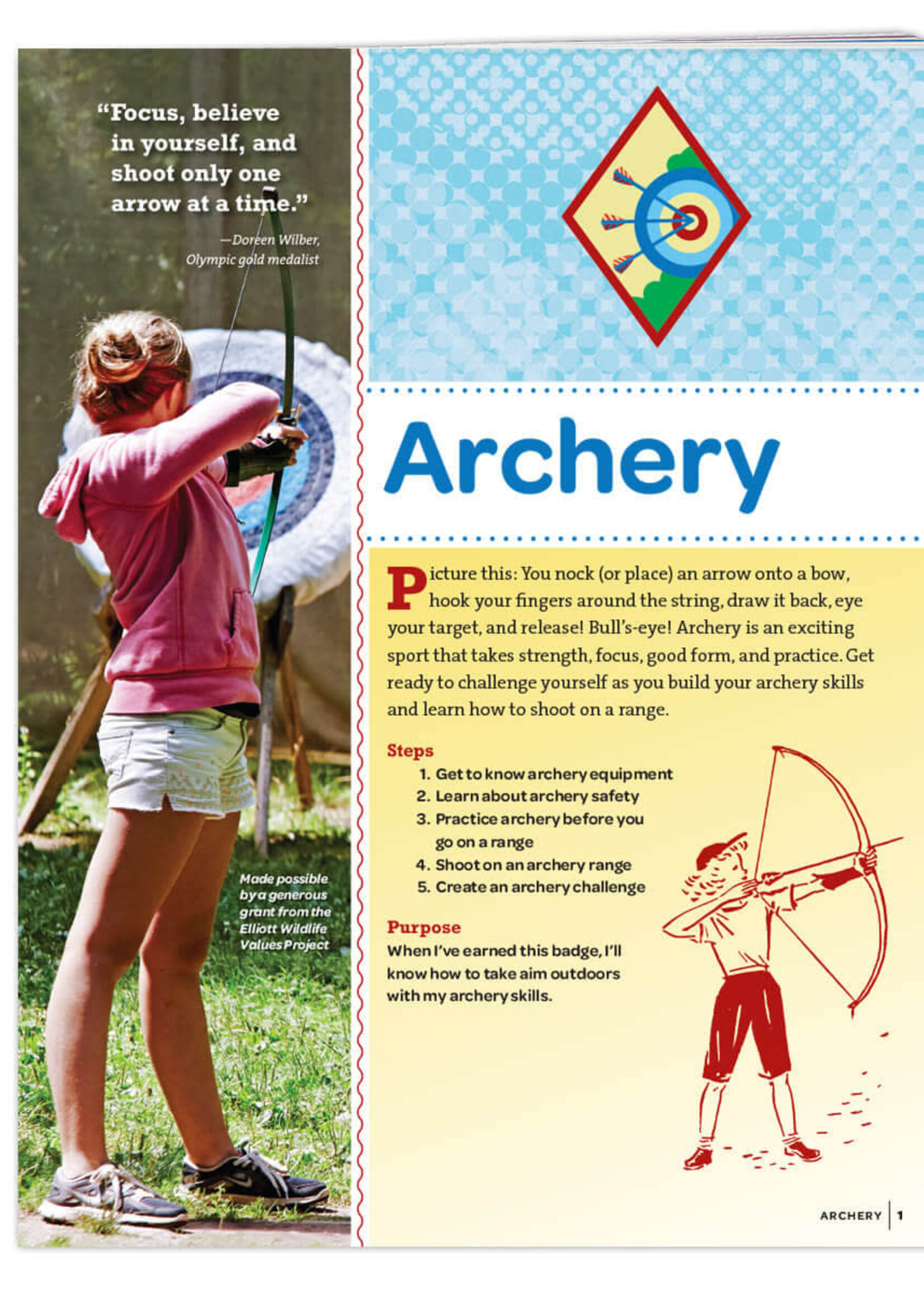 Cadette Archery Badge Requirements