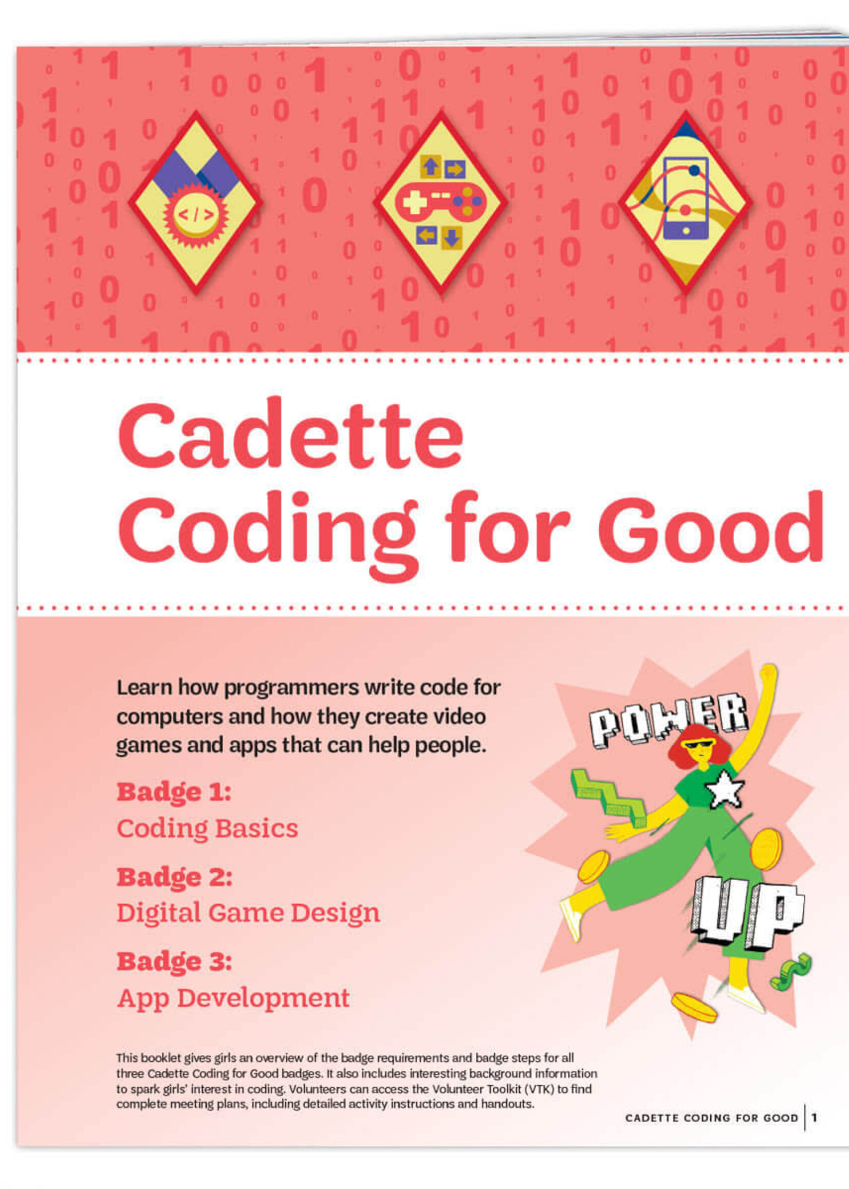 Cadette Coding for Good Badge Requirements