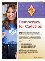 Cadette Democracy Badge Requirements