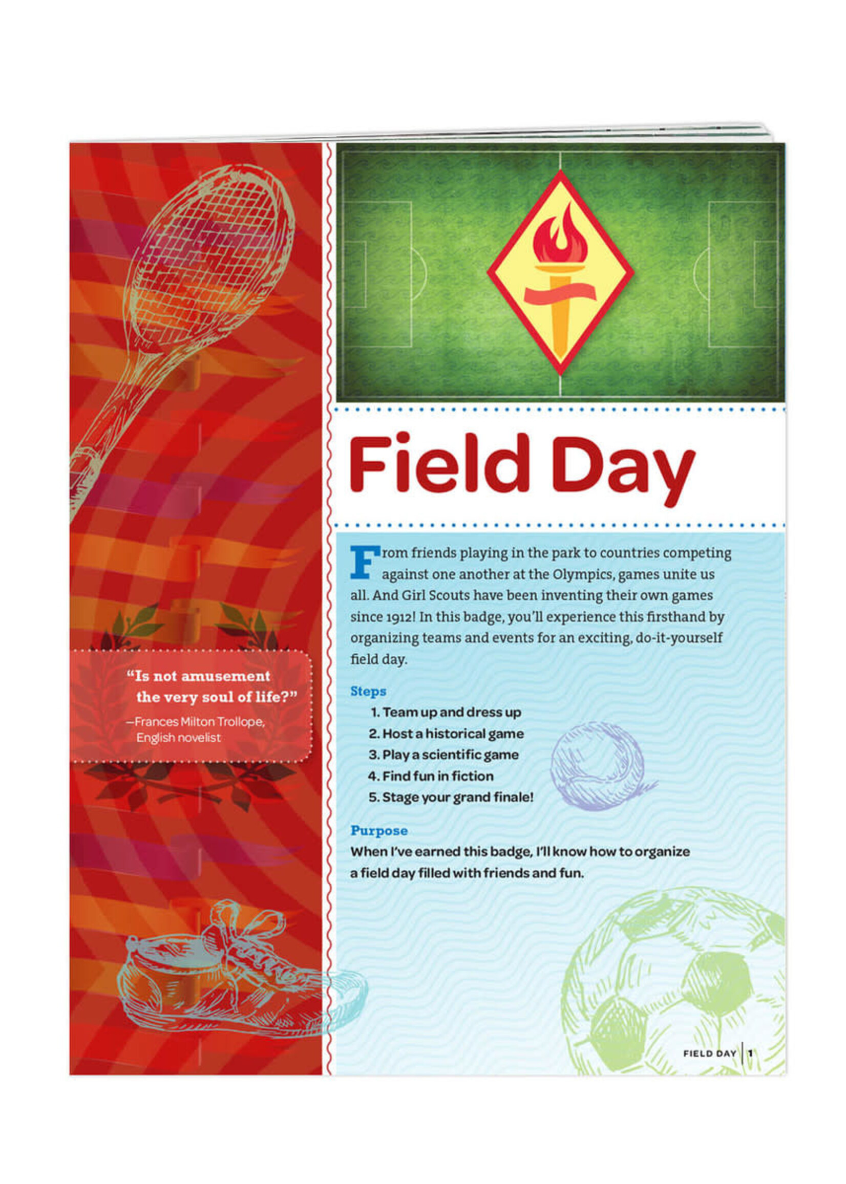 Cadette Field Day Badge Requirements