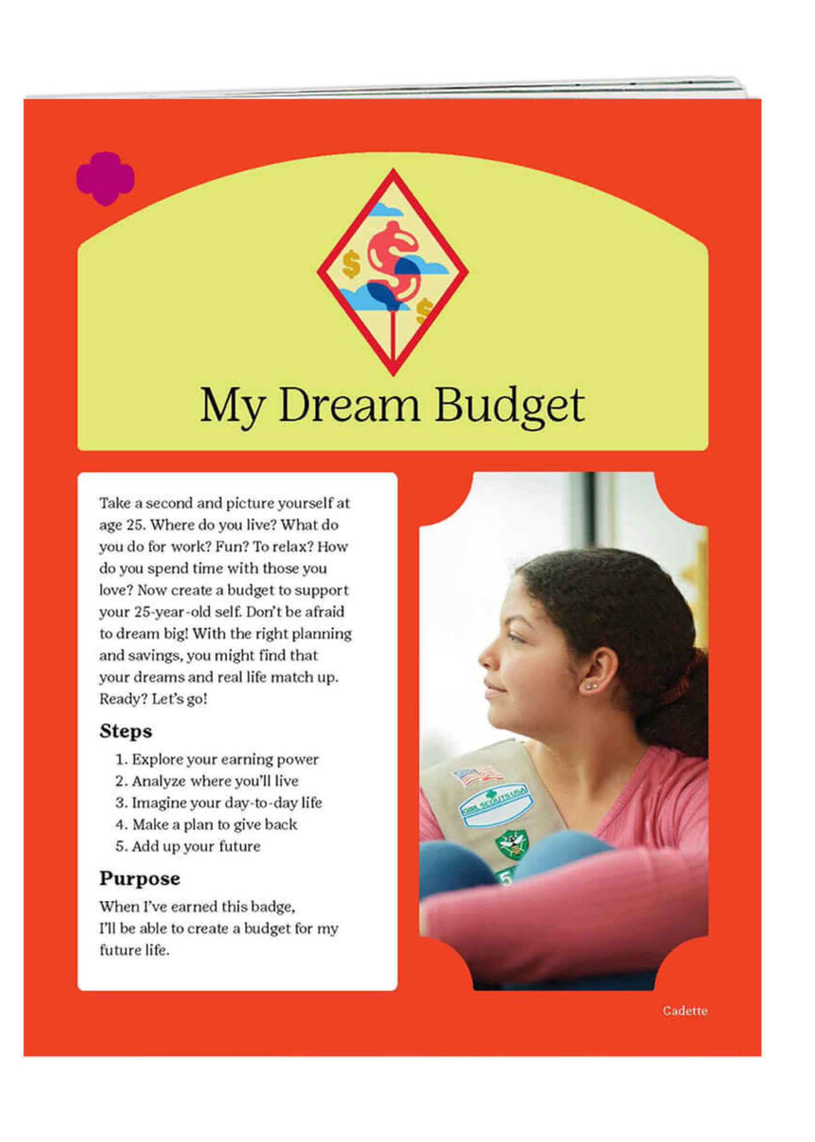 Cadette My Dream Budget Badge Requirements