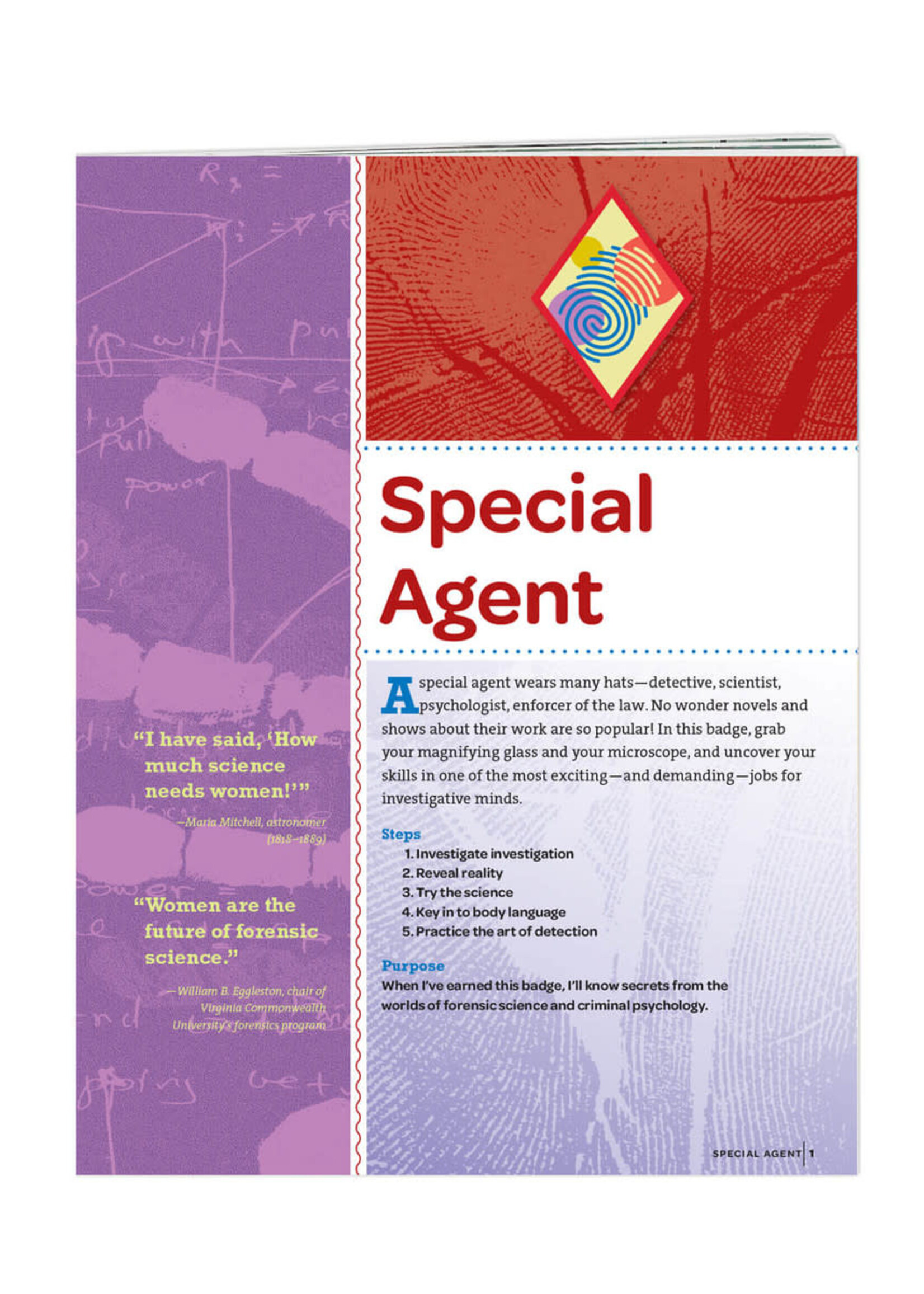 Cadette Special Agent Badge Requirements