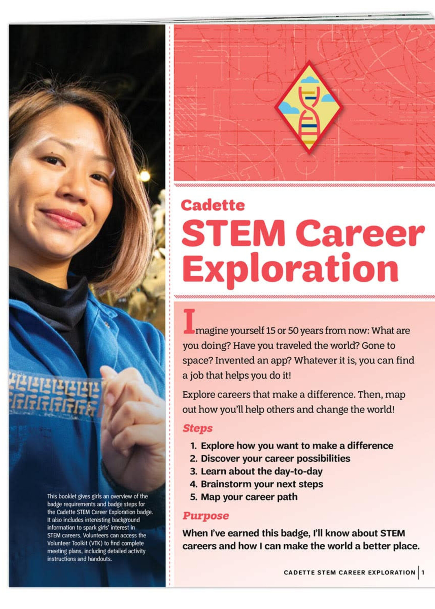 Cadette STEM Career Exploration Badge Requirements