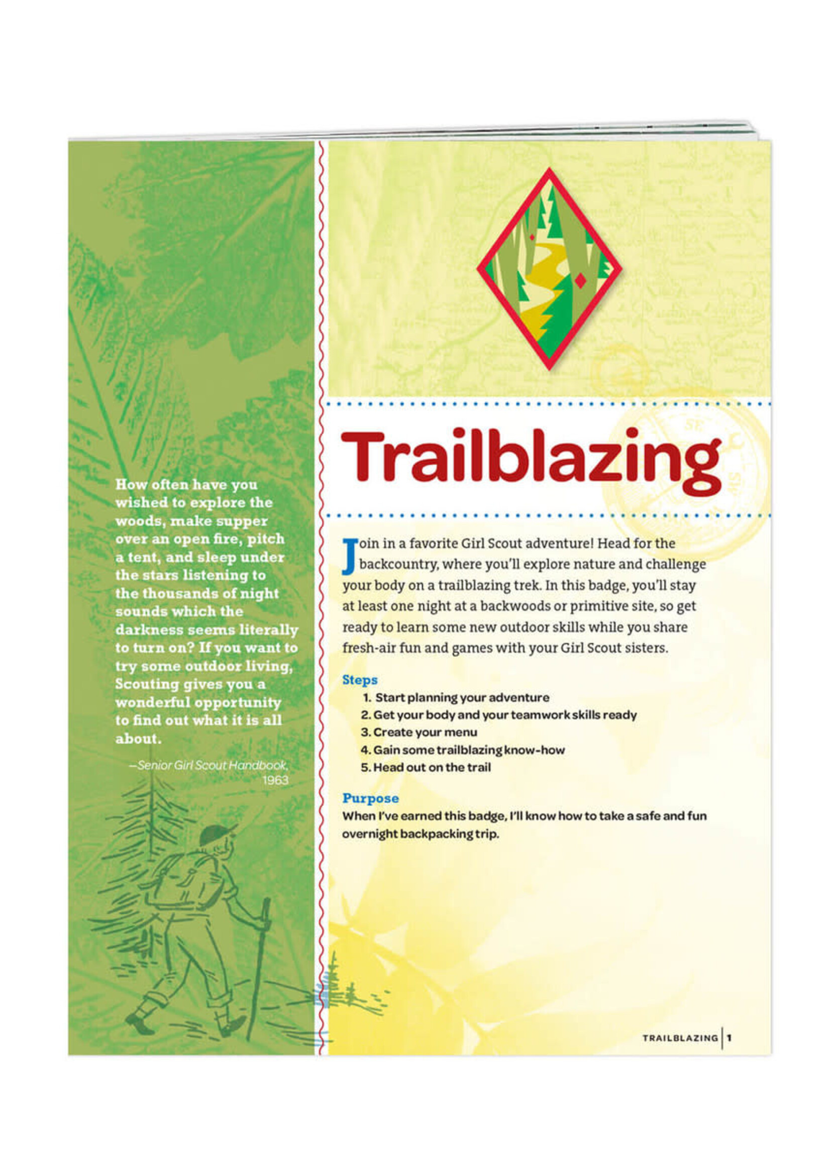 Cadette Trailblazing Badge  Requirements