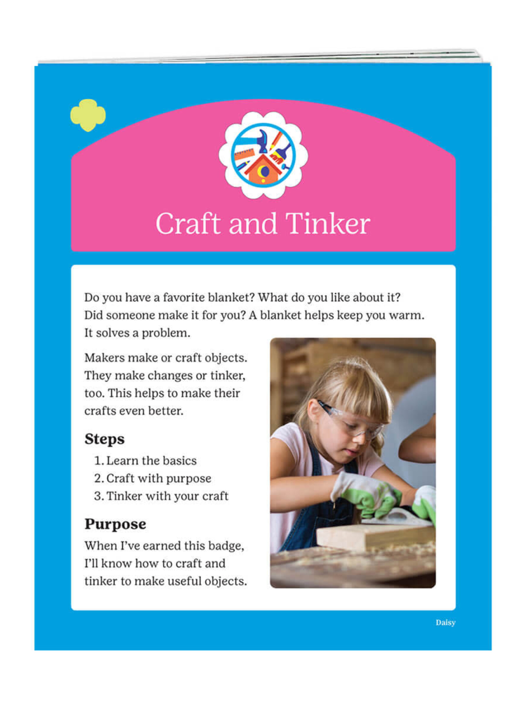 Daisy Craft & Tinker Badge Requirements
