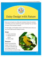 Daisy Design with Nature Badge Requirements