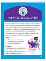 Daisy Digital Leadership Badge Requirements