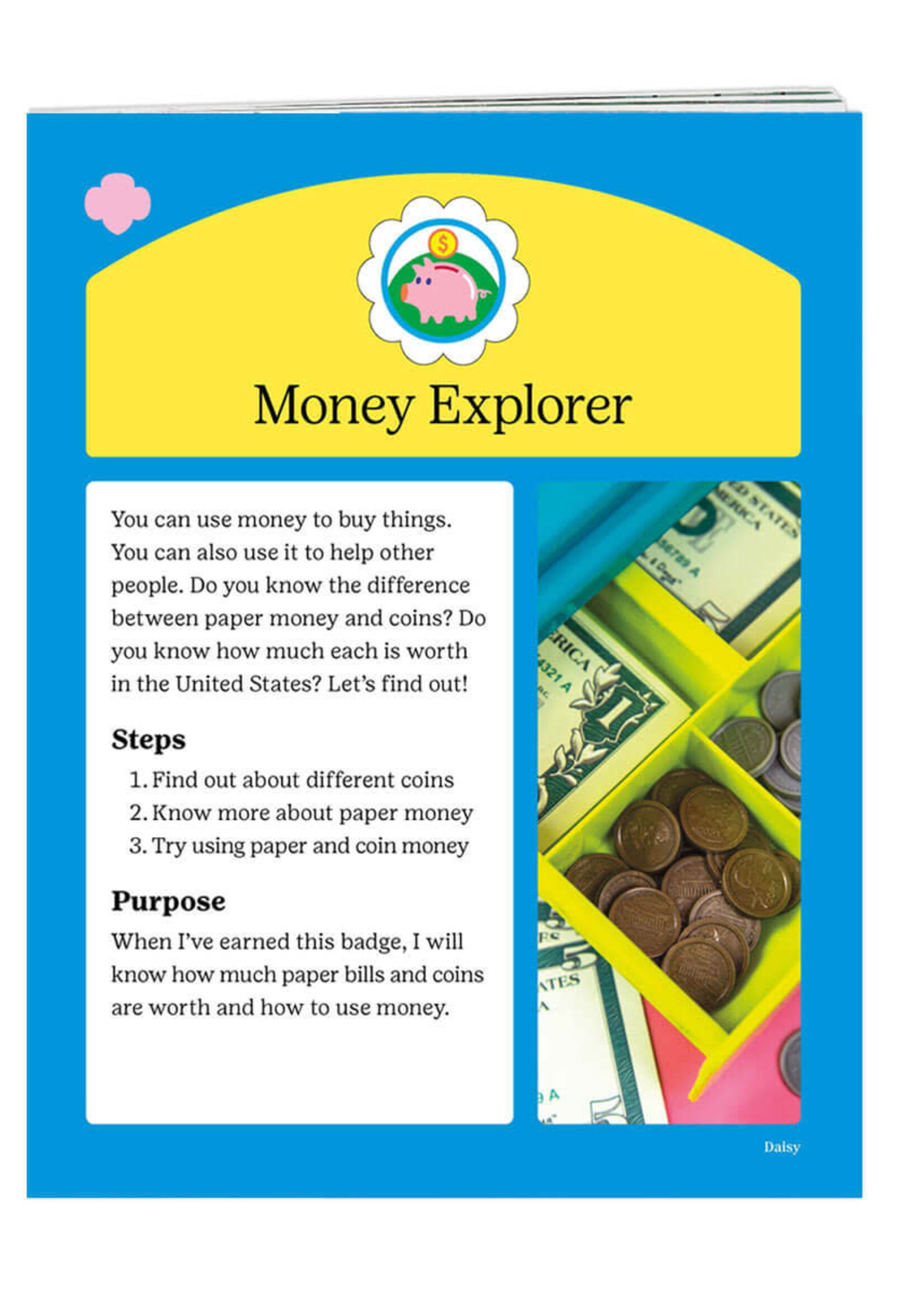 Daisy Money Explorer Badge Requirements