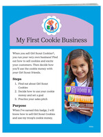 Daisy My 1st Cookie Business Badge Requirements