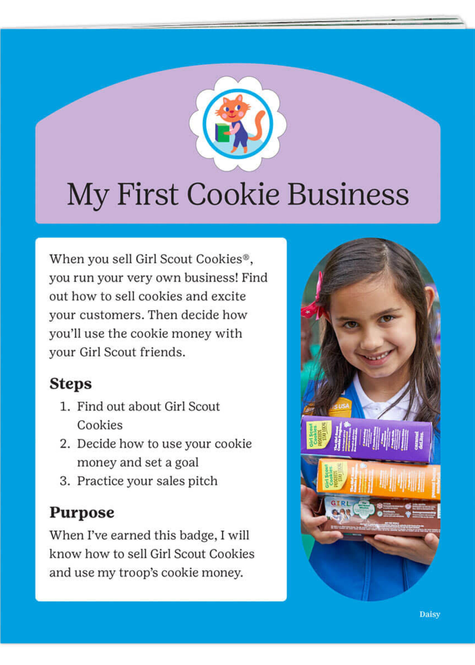 Daisy My 1st Cookie Business Badge Requirements