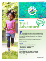 Daisy Trail Adventure Badge Requirements
