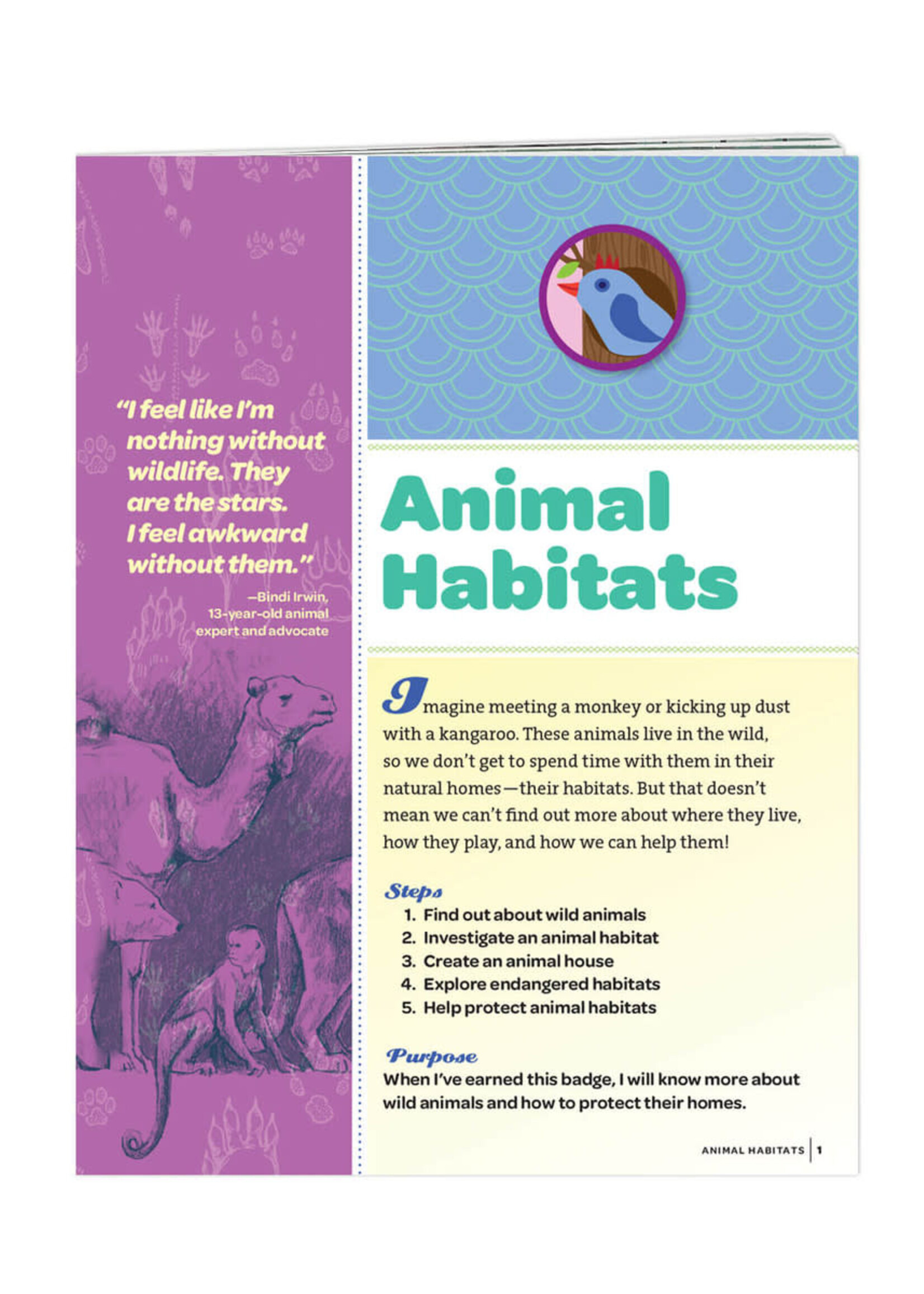 Junior Animal Habitats Badge Requirements