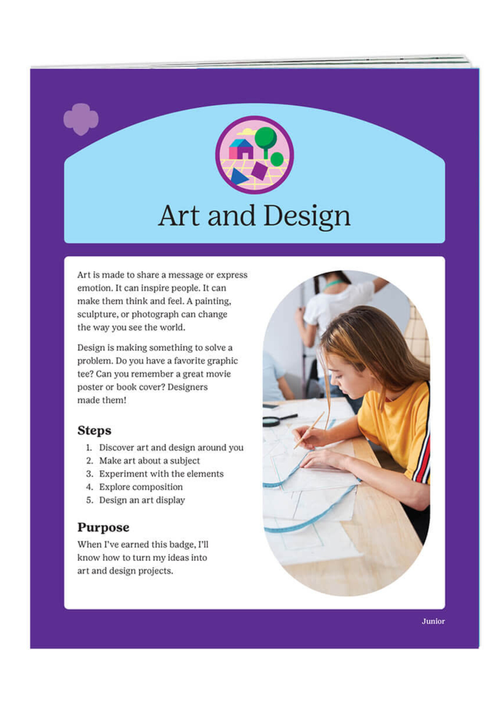 Junior Art & Design Badge Requirements