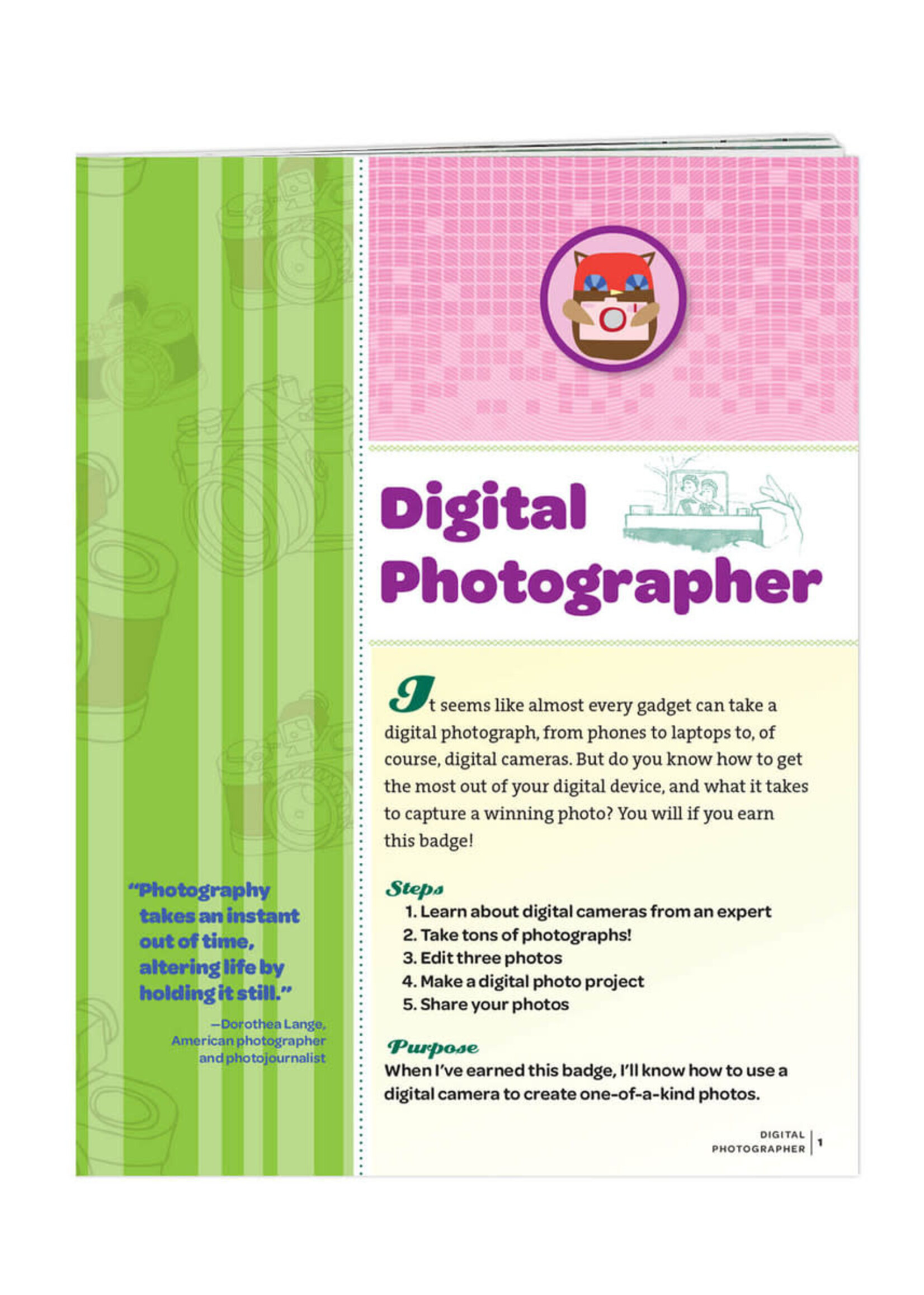 Junior Digital Photo Badge Requirements