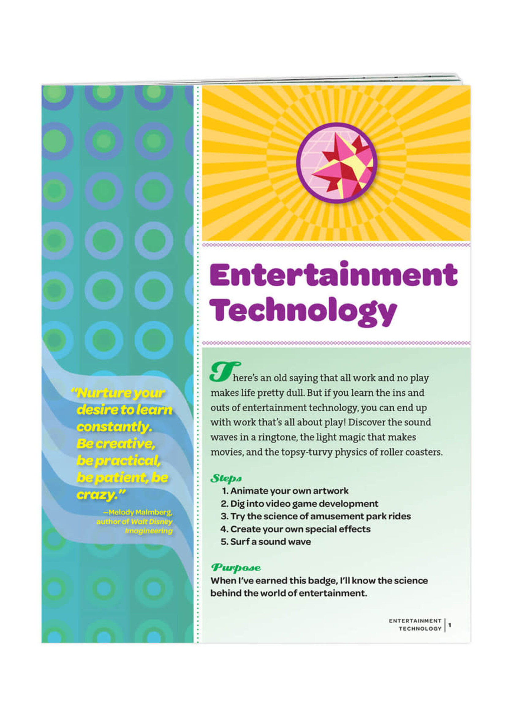 Junior Entertainment Badge Requirements
