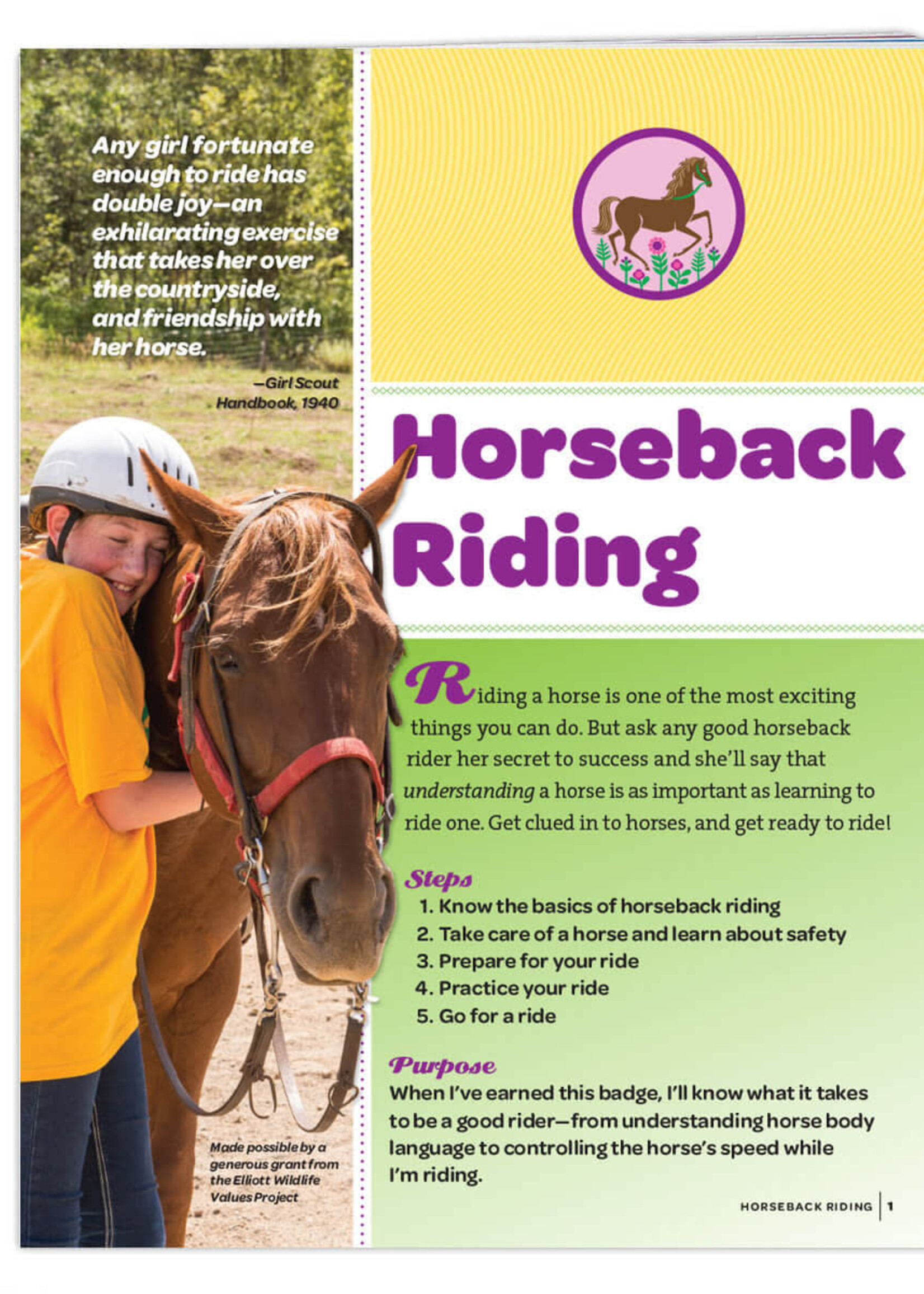 Junior Horseback Riding Badge Requirements