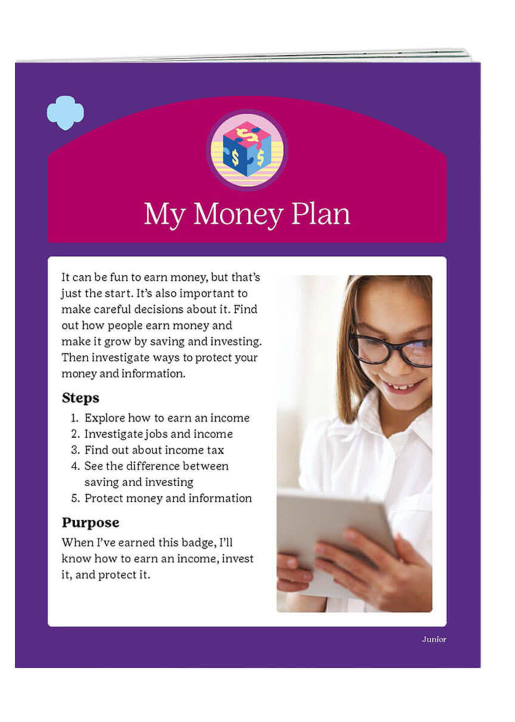 Junior My Money Plan  Badge Requirements