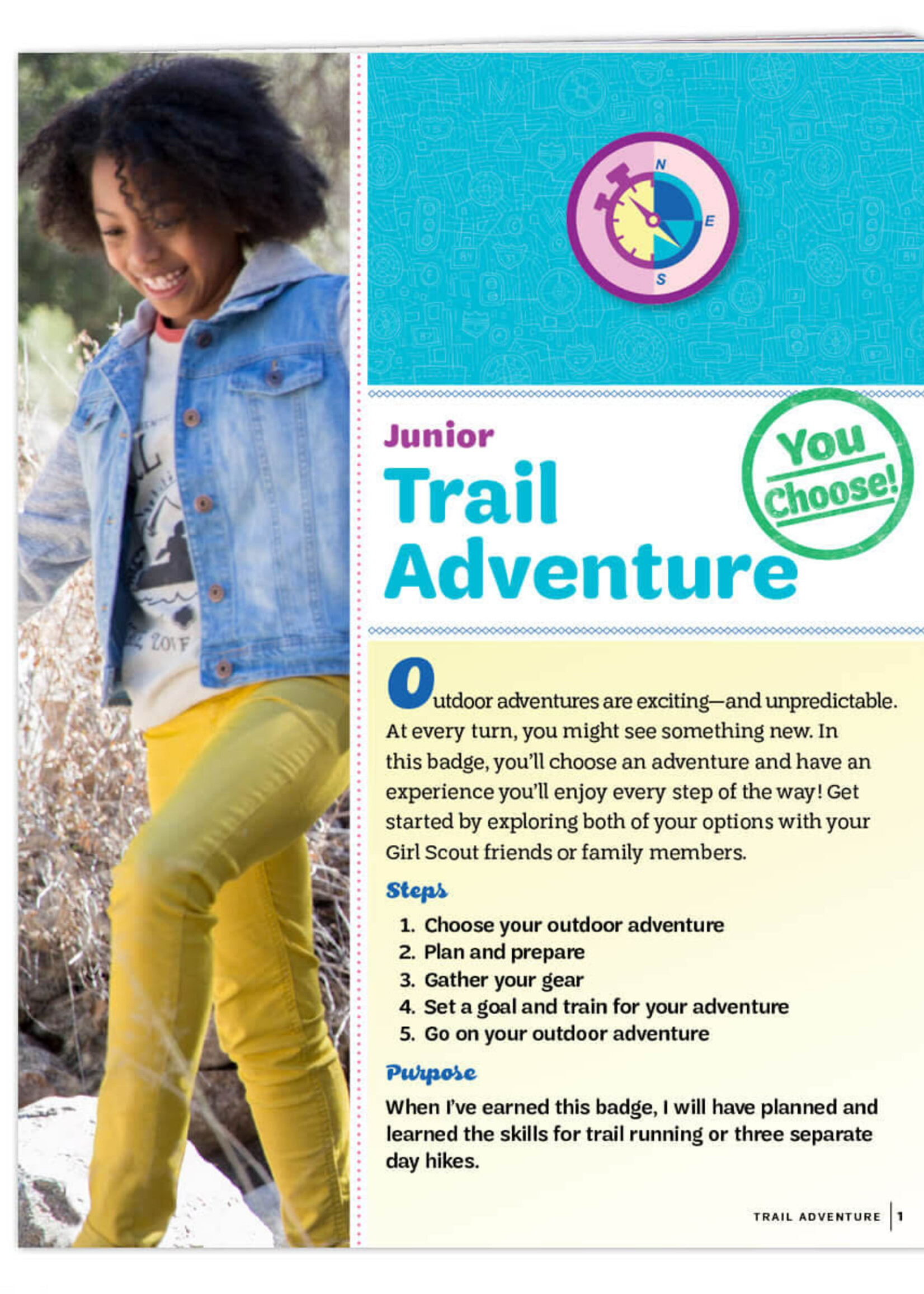 Junior Trail Adventure Badge Requirements