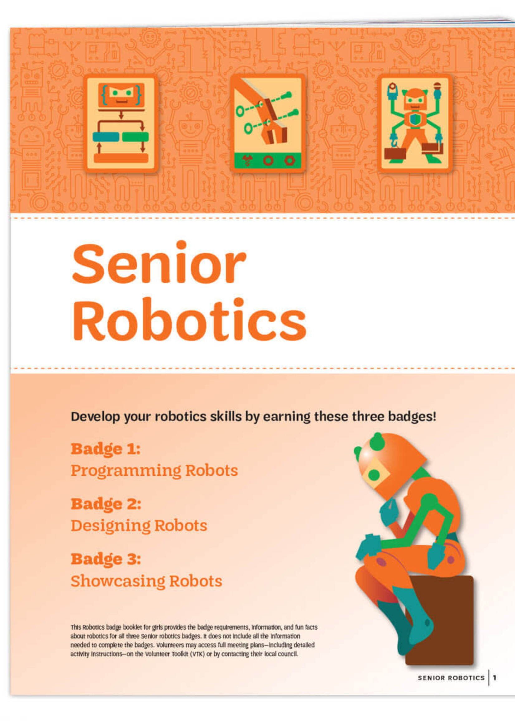 Senior Robotics Badge Requirements
