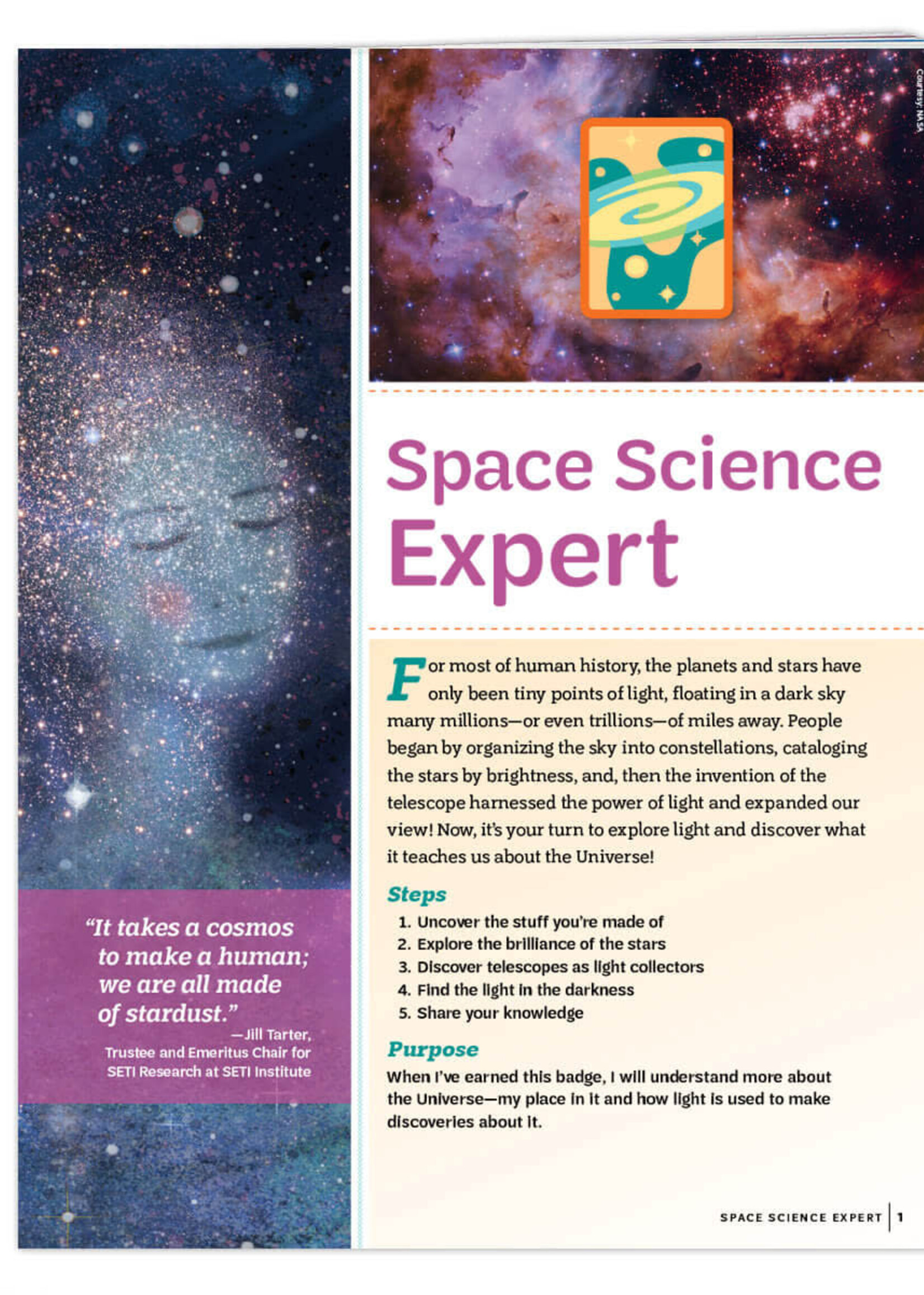 Senior Space Science Badge Requirements