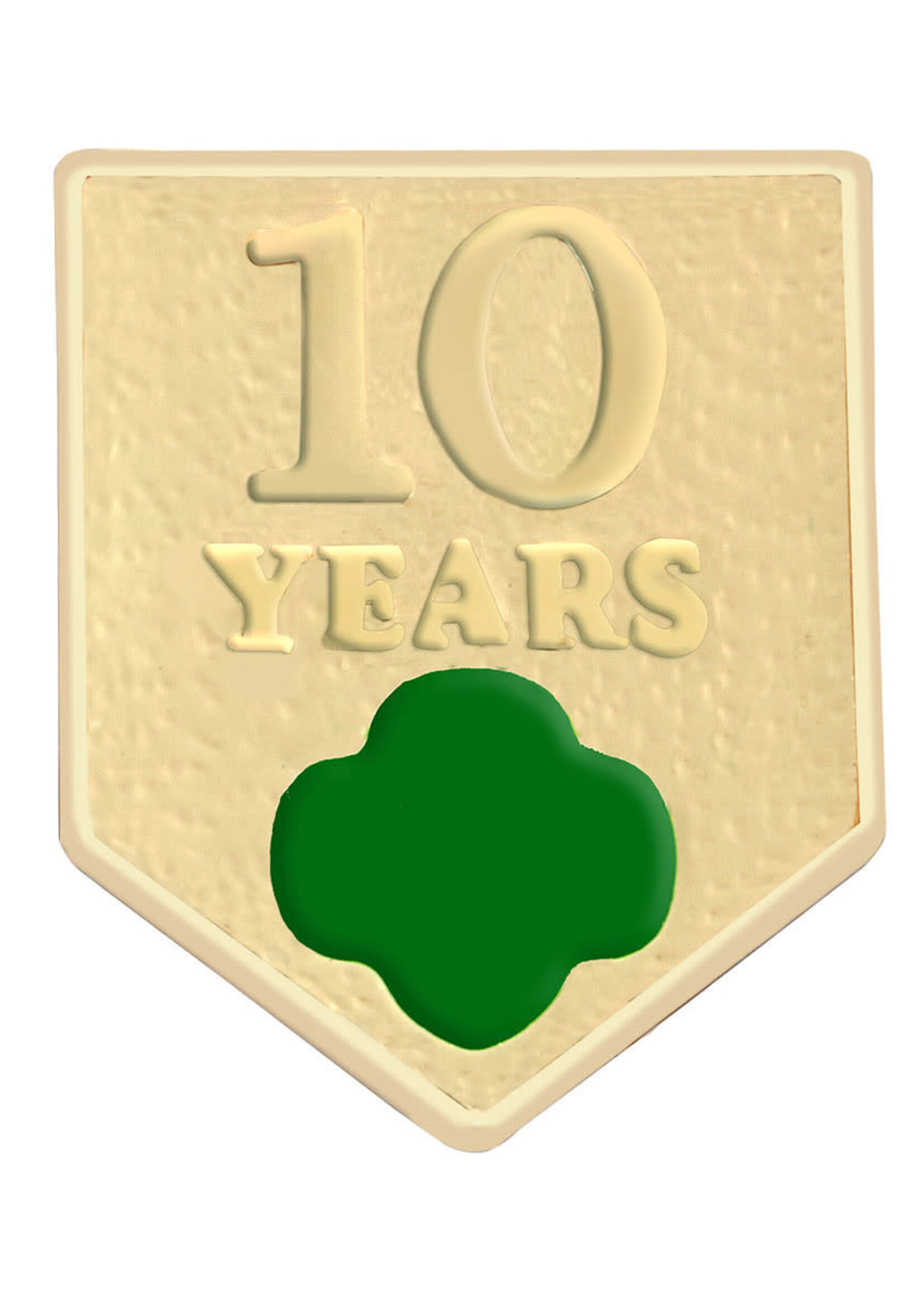 GIRL SCOUT 10 YEAR PIN
