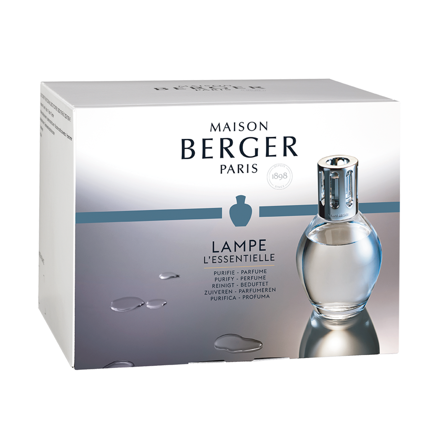 MAISON BERGER Ensemble essentiel ovale 1x "Neutre"+ 1x "Vent d'océan" 250mL