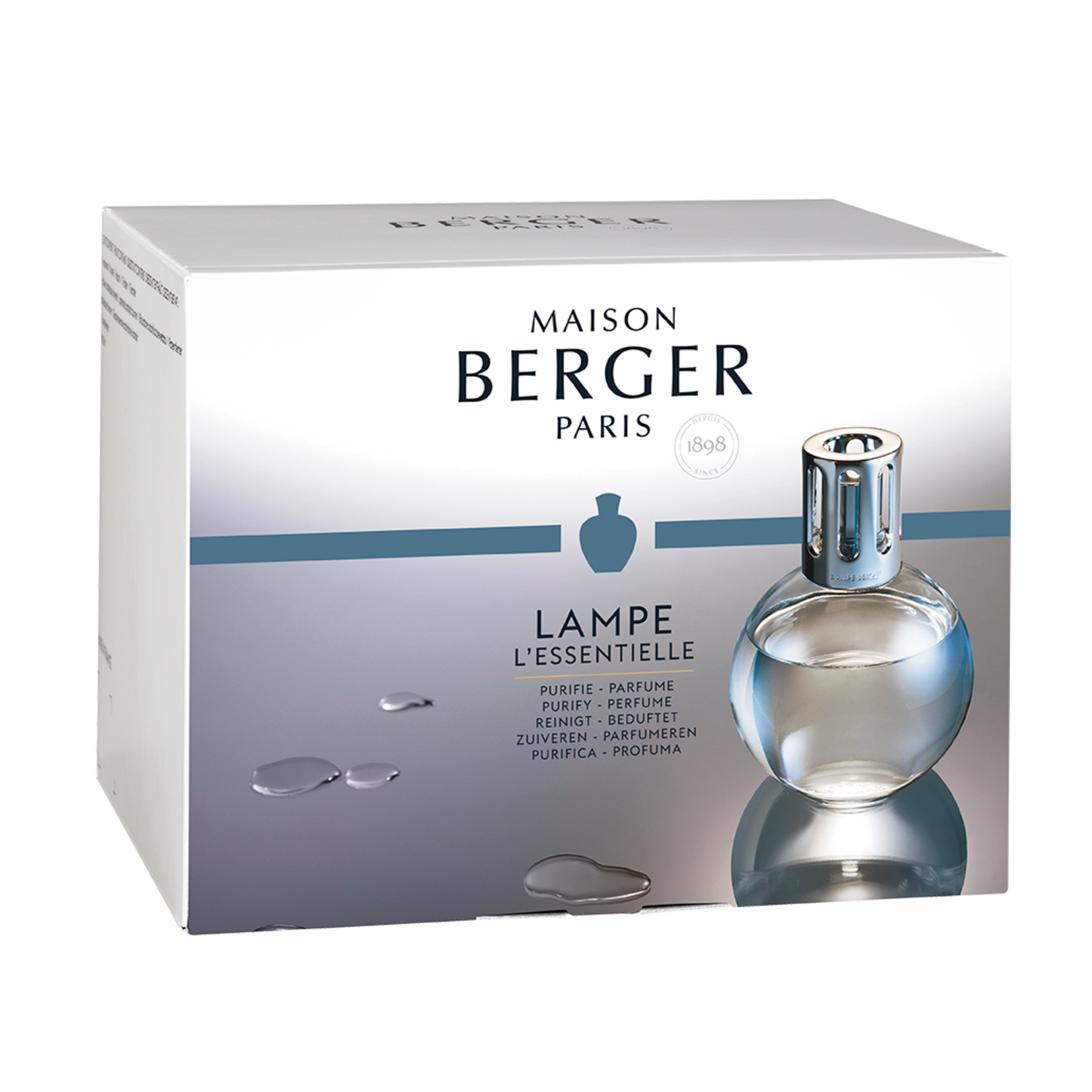 MAISON BERGER Ensemble essentiel rond 1x "Neutre" +1x "Vent d'océan" 250mL