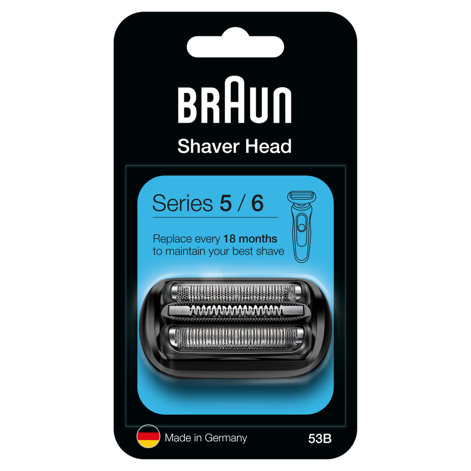 BRAUN Grille/couteau 53B noir