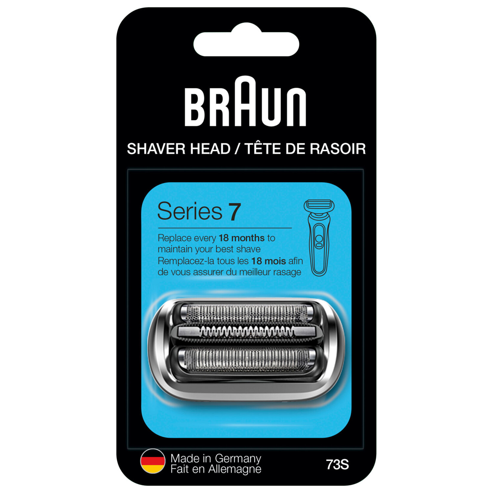 BRAUN Grille/couteau 73S argent