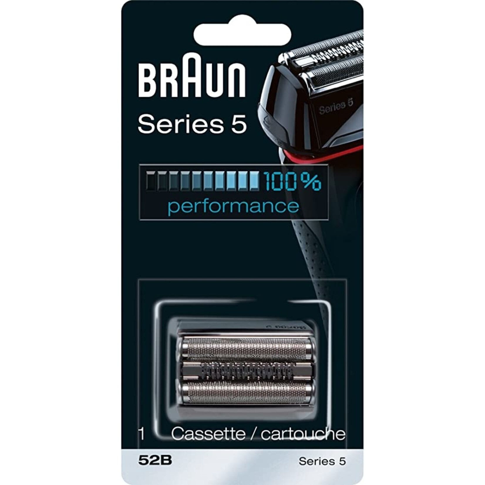 BRAUN Grille/couteau 52B noir PLUS DISPONIBLE!!!
