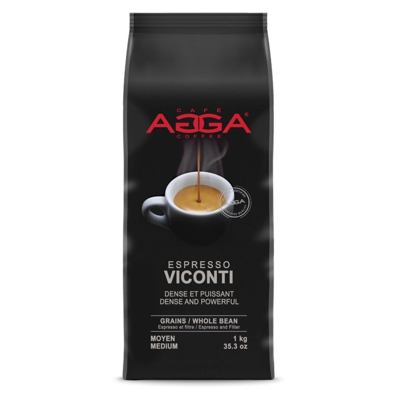 AGGA Café Viconti en grains 1kg