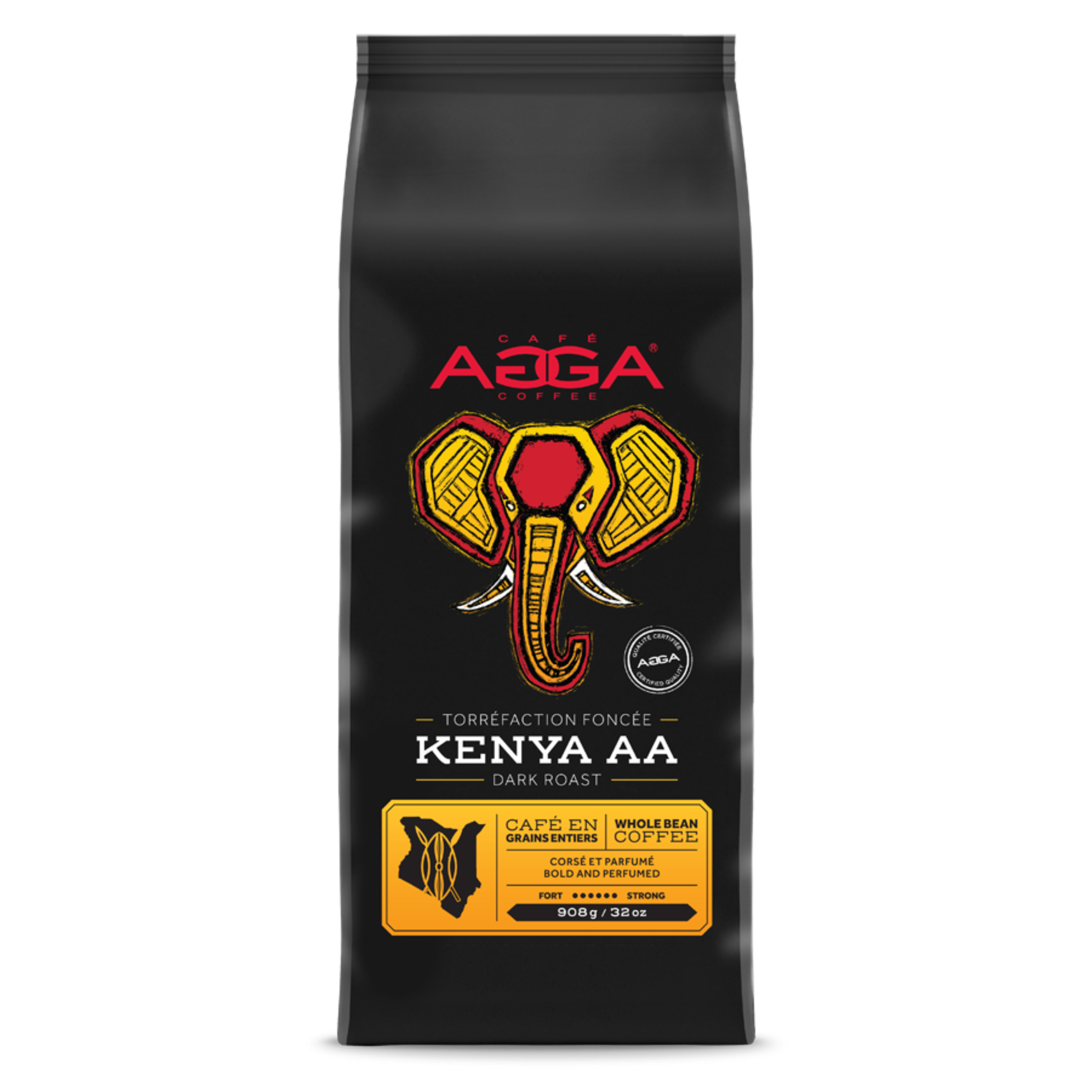 AGGA Café Kenya AA en grains 908g