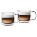 BARISTA+ Ensemble de 2 tasses à café latte double paroi 475mL