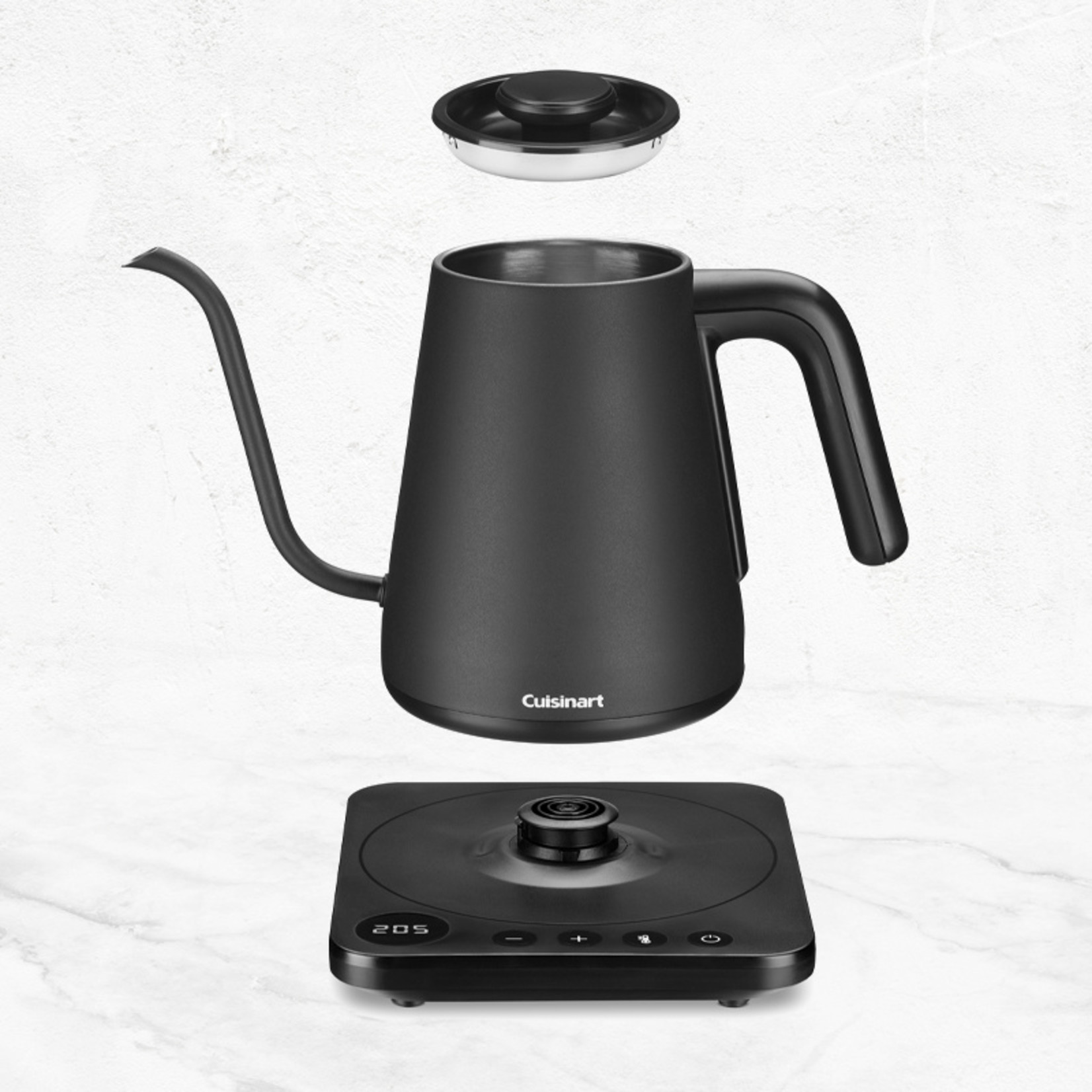 CUISINART Bouilloire numérique à col de cygne