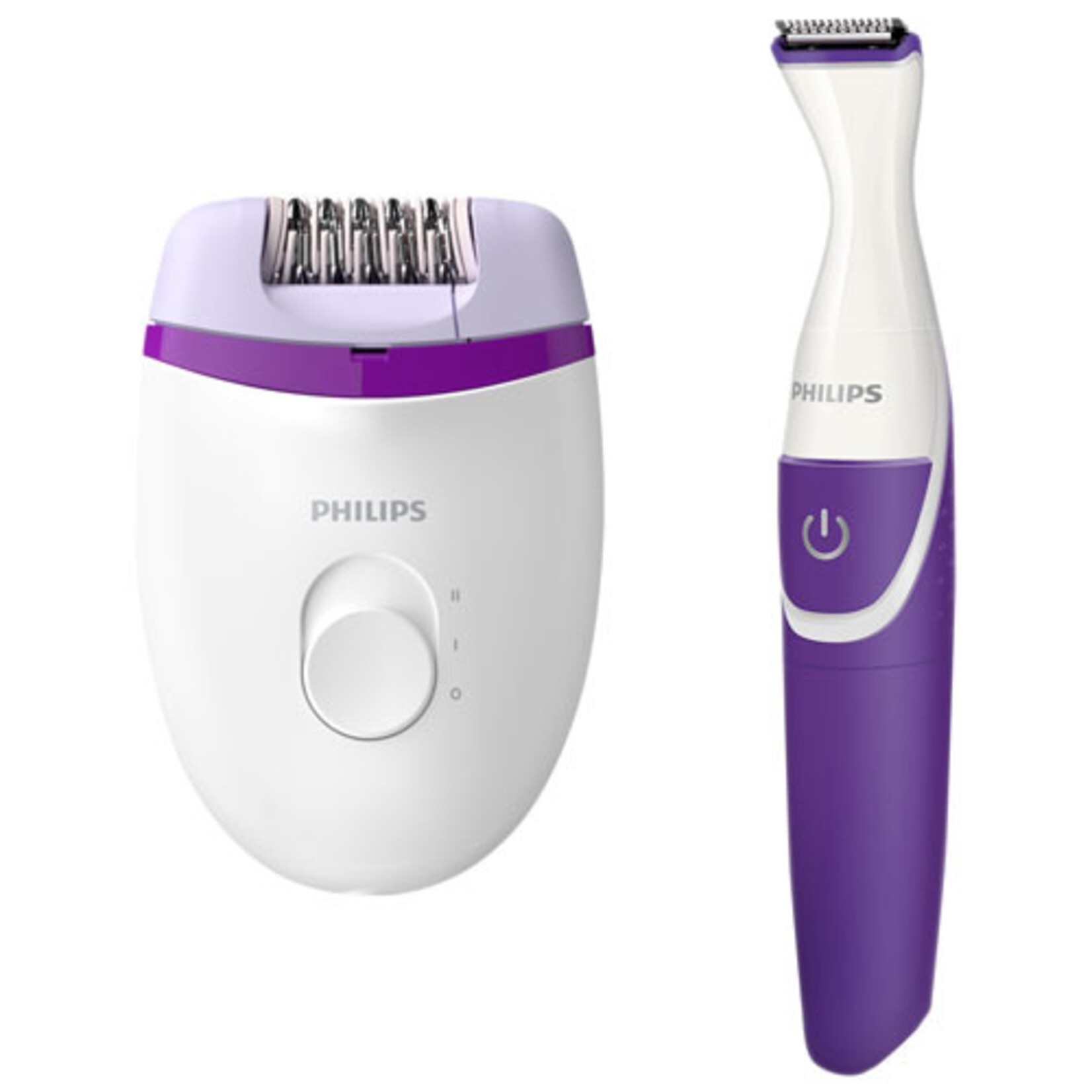 PHILIPS Épilateur compact satinelle + Tondeuse bikini