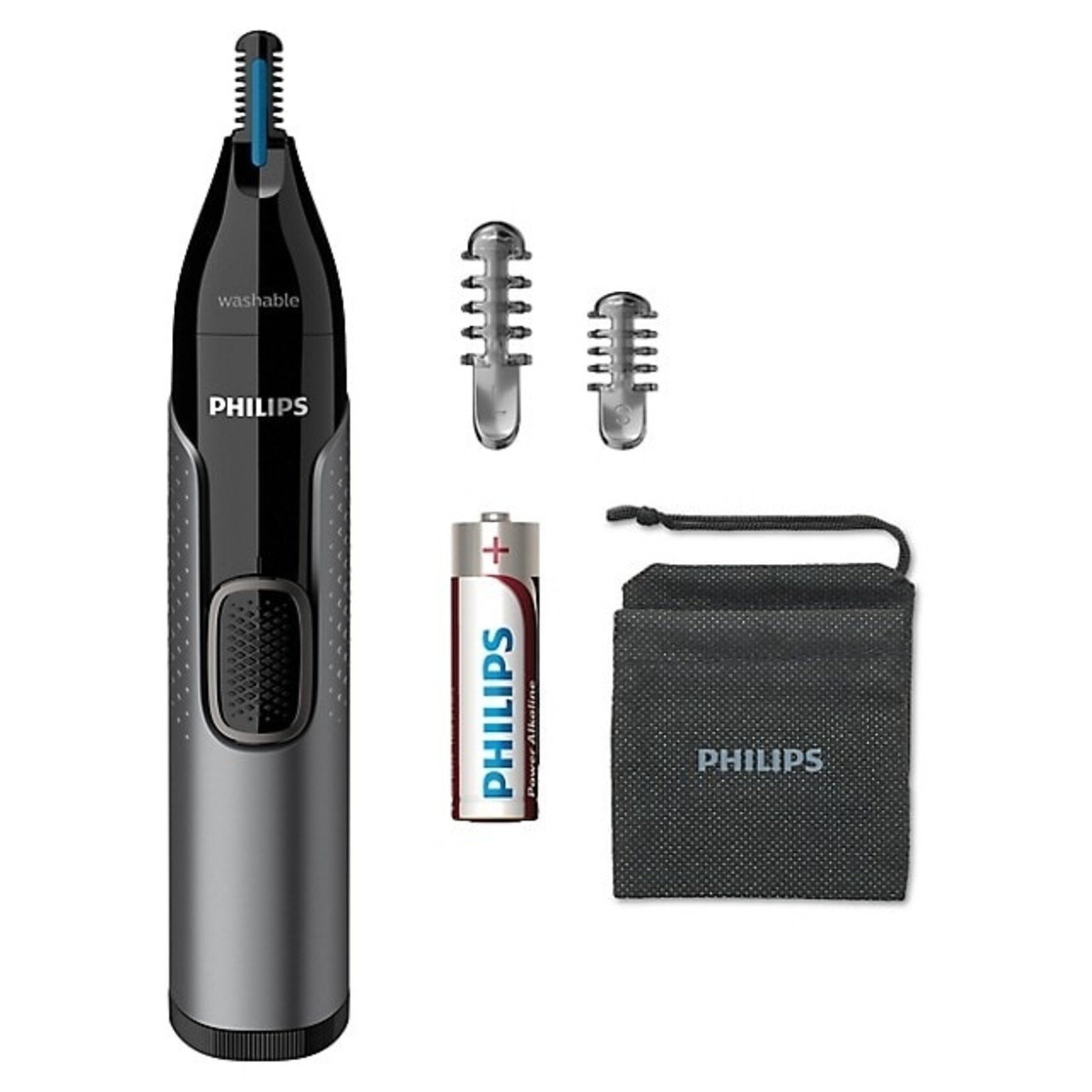 PHILIPS Tondeuse hygiénique nez/oreilles/sourcils