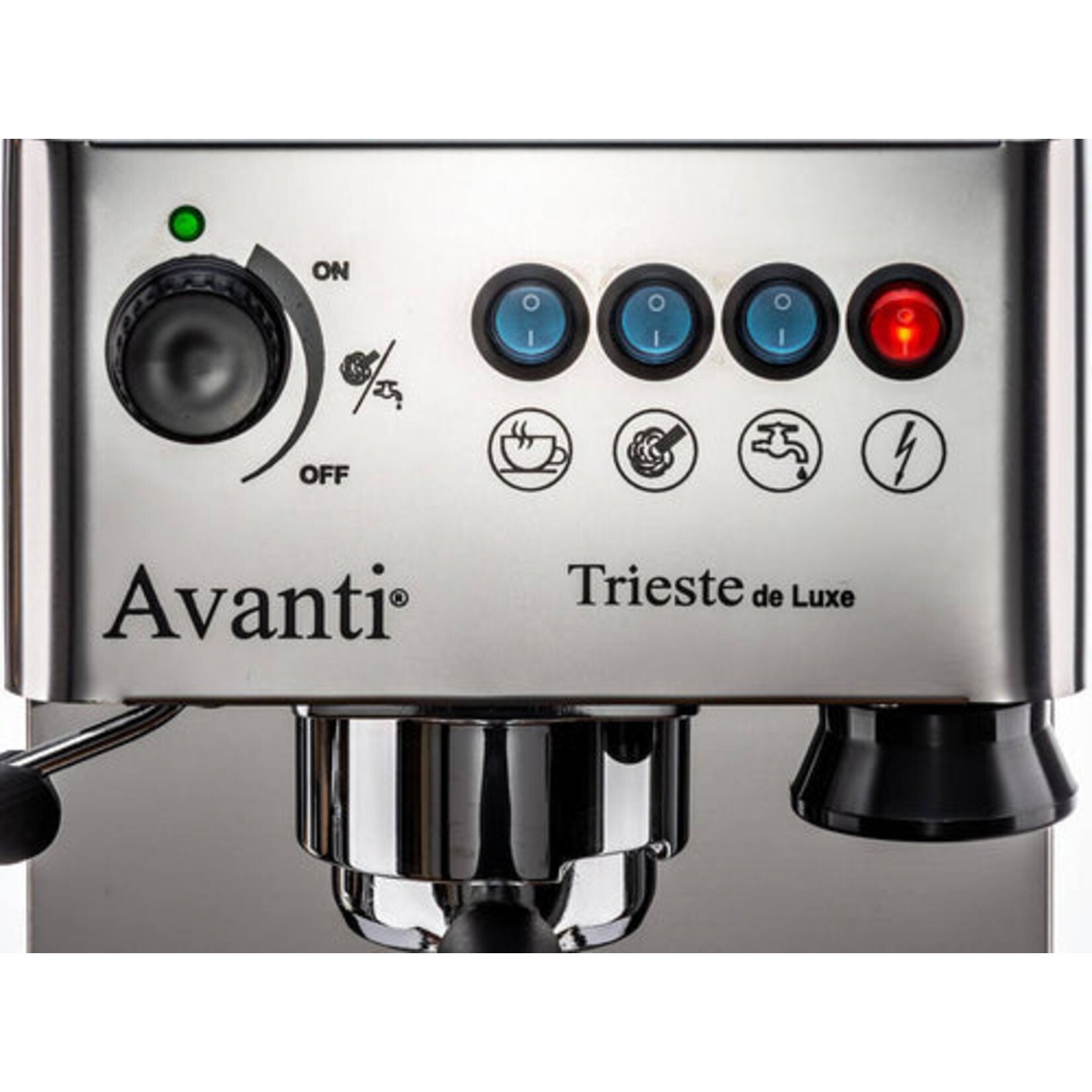 AVANTI (CAFE) Cafetière espresso Trieste deluxe inoxydable