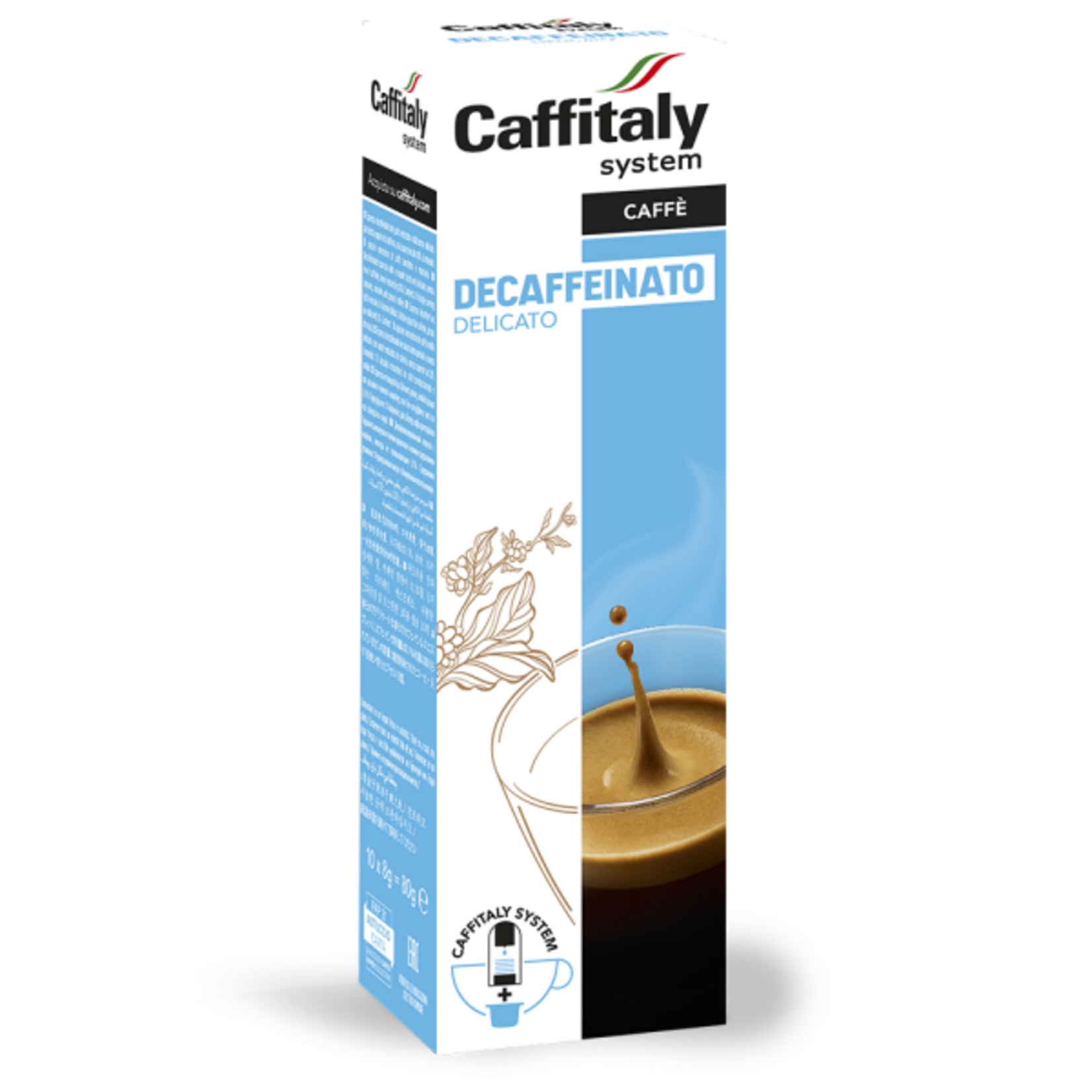 CAFFITALY Capsules Decaffeinato Delicato (10)