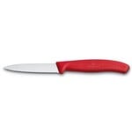 VICTORINOX Couteau d'office 3 1/4 à dents rouge