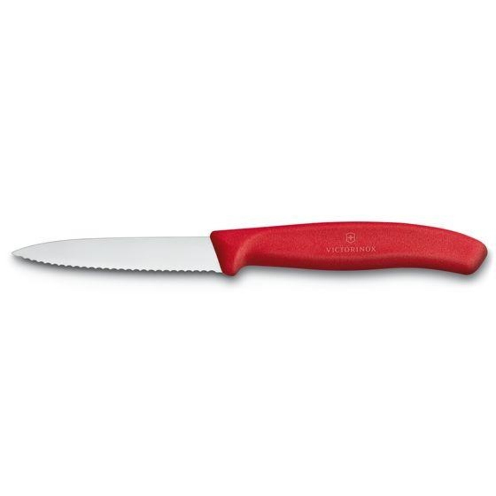 VICTORINOX Couteau d'office 3 1/4 à dents rouge