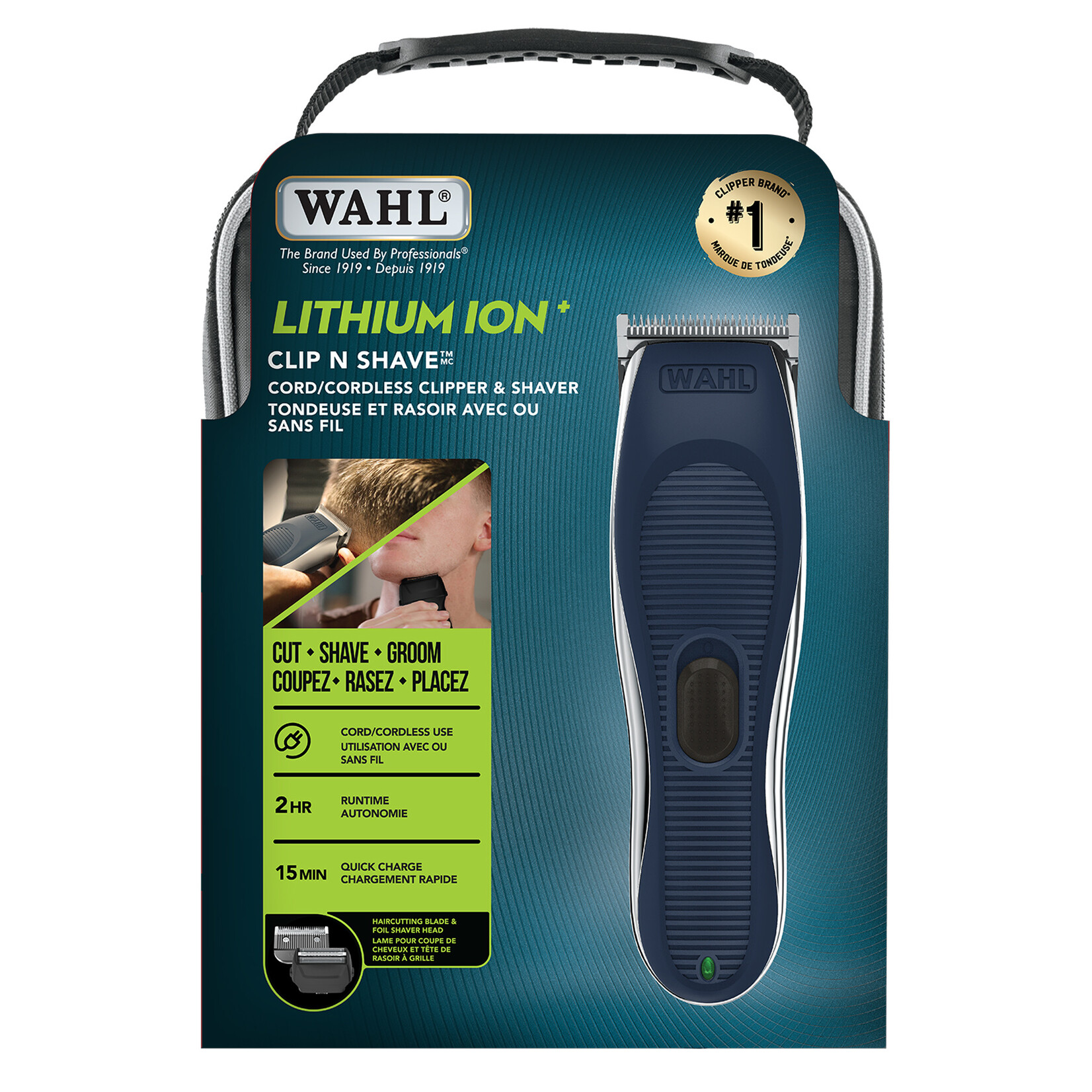 WAHL Ensemble tondeuse et rasoir Clip N Shave