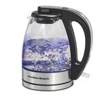 HAMILTON BEACH Bouilloire 1L en verre sans fil