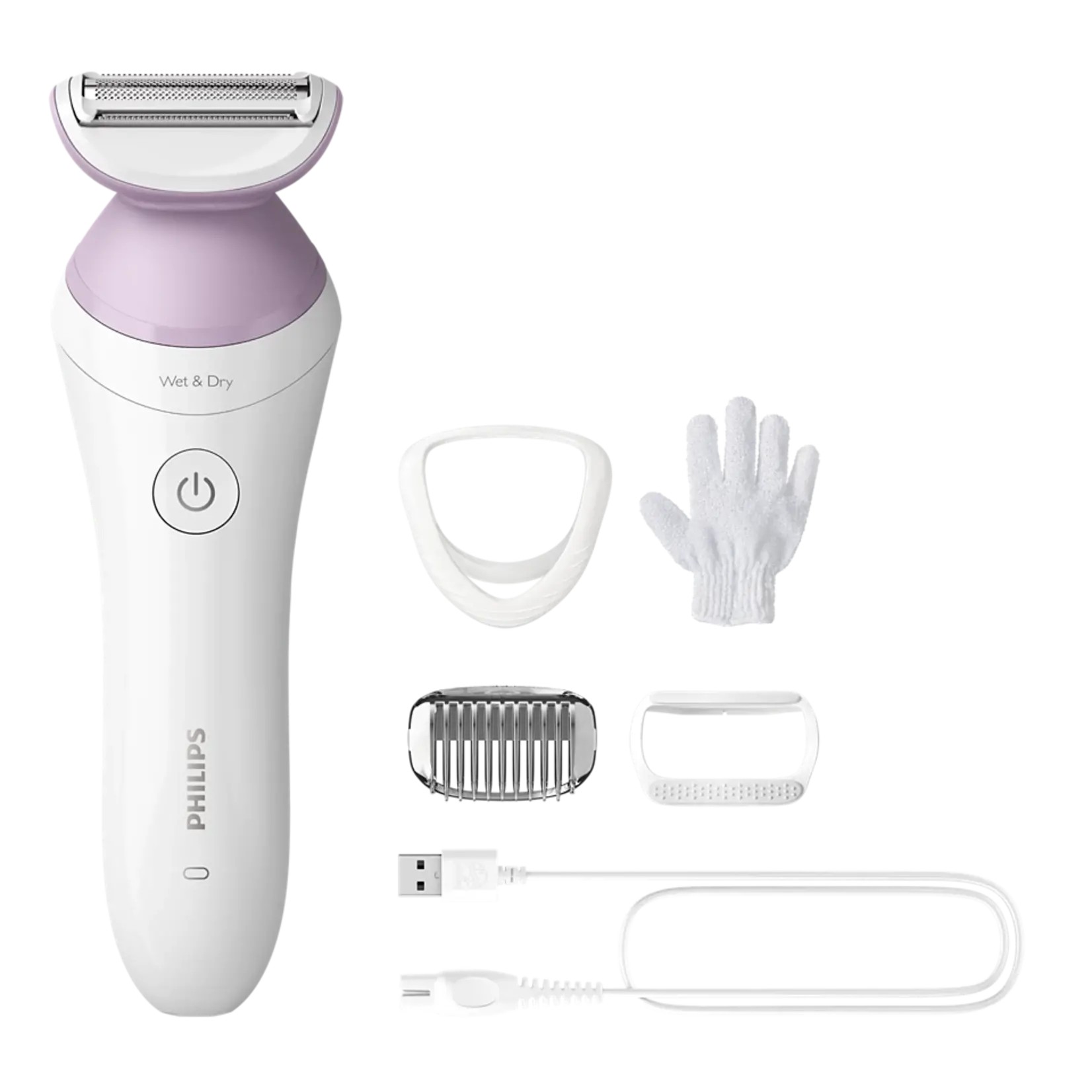 PHILIPS Rasoir dame SatinShave rechargeable