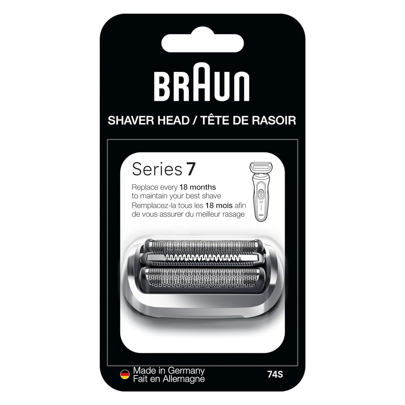 BRAUN GRILLE/COUTEAU 74S